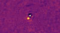 L'exoplanète HIP 65426b est ici imagée par le télescope spatial James-Webb.&nbsp;© Nasa, ESA, CSA, A Carter (UCSC), the ERS 1386 team, A. Pagan (STScI)