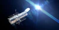 Hubble fait partie des télescopes spatiaux en orbite basse. Même libéré de la pollution atmosphérique, il ne peut lutter contre celle des satellites. © dottedyeti, Adobe Stock