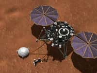 La Nasa collecte des données météo sur Mars avec InSight. © Nasa, JPL-Caltech