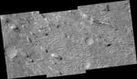 Yardangs dans la formation de Medusae Fossae. Photo de la sonde Mars Reconnaissance Orbiter. © Nasa, JPL, University of Arizona
