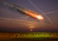 L’événement de Toungouska a vraisemblablement été provoqué par un astéroïde de passage. © PRUSSIA ART 