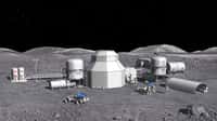 Concept de base habitée sur la Lune, étudié par l'Agence spatiale européenne. © ESA, P. Carril
