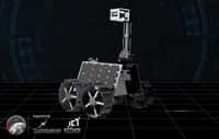 Étude conceptuelle du rover Rachid que les Émirats arabes anis souhaitent envoyer sur la Lune en 2024. © Dubai Media Office