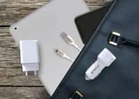 Les chargeurs et câbles biosourcés optimisent les cycles de charge d'une batterie d'un smartphone ou d'une tablette, tout en réduisant le temps de charge. ©Greene_e