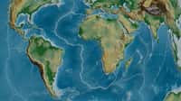 Nouvelle carte des plaques tectoniques. © Ikluft, Wikimedia Commons, CC by-sa 4.0&nbsp;