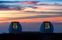 Vue du W.M. Keck Observatory au sommet du Mauna Kea à Hawaï. © 2021 W. M. Keck Observatory