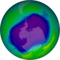En septembre 2006, le trou d'ozone a égalé son record de septembre 2000. © Nasa