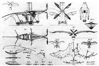 Clément Ader, passionné d’aviation, réalise d’abord l’Éole, une machine fortement inspirée de la chauve-souris. © Domaine public 