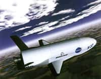 La navette X-37B vient de battre son propre record de durée de vol dans l’espace. © Monroe Conner, Nasa