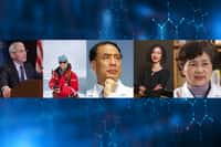 Les 10 personnalités qui ont marqué la science en 2020. © foxaon, Adobe Stock ; NIAID ; Jeremy Gasowski ; Twitter
