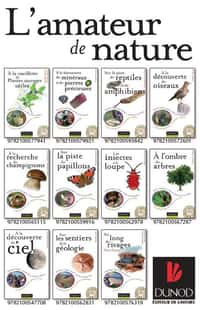 Aperçu des guides de la collection « L'amateur de nature » parus aux éditions Dunod. © Dunod