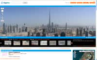 Une vue panoramique de Dubaï (Emirats arabes unis). On distingue la tour Khalifa et de multiples chantiers. Quelques manipulations de souris suffisent pour s'y balader. © Gigapan.Org