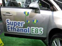 Véhicule roulant au bio-éthanol.
