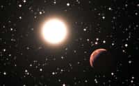 L'une des trois exoplanètes découvertes autour d'une étoile qui appartient à l'amas ouvert Messier 67. Les étoiles de cet amas sont toutes d'âge et de composition proches de ceux du Soleil. © ESO, L. Calçada