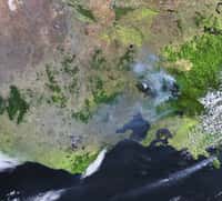 L’incendie du Parc National de Wilsons Promontory (en bas à droite). Crédit Esa