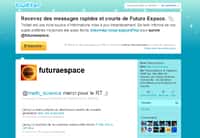 Maintenant, vous pouvez nous suivre sur notre compte Twitter Espace. © Futura-Sciences