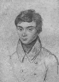 Un portrait d'Évariste Galois, le mathématicien mort trop jeune. © Domaine public