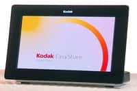 Dépositaire du brevet de la technologie Oled, Kodak s’en sert pour les écrans de certains de ses cadres photos numériques. © Kodak