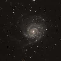 Cette galaxie est le 101ème objet du catalogue Messier. Crédit photo "baf" (son pseudo sur le forum)