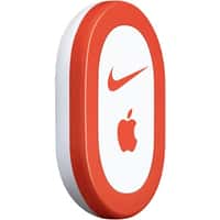 Le brevet d'Apple fait penser à l'accessoire Nike+iPod, un podomètre vendu 19 euros qui se loge dans un emplacement prévu à cet effet dans la semelle de chaussures de course Nike. Les informations qu'il récolte sont retransmises par ondes radio à un iPod ou un iPhone pour permettre à l'amateur de course à pied d'obtenir des statistiques sur ses entraînements. © Apple