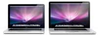 Les nouveaux MacBook (à gauche) et MacBook Pro (à droite). © Apple