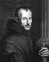 Marin Mersenne, religieux et scientifique français (1588 - 1648). Un nombre de Mersenne est de la forme 2p - 1, p étant premier. Il peut être premier ou non. © Licence Commons