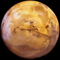 La surface de Mars vue par les sondes spatiales. Crédit : Nasa