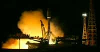 Le lancement du Soyouz emportant Metop-B, le 17 septembre 2012 depuis le cosmodrome de Baïkonour.&nbsp;© Eumetsat