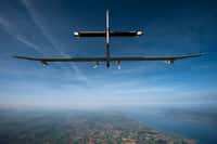 Vol d'essai de Solar Impulse en 2011. © Solar Impulse/Jean Revillard/rezo.ch