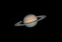 Saturne au télescope, octobre 2008. Crédit photo "VLe"