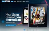 News Corp., entreprise de presse dirigée par Rupert Murdoch, vient de lancer The Daily, un journal d’actualité diffusé exclusivement pour l’iPad, uniquement en version anglaise. © News Corp.