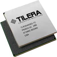 Le Tile64, processeur doté de 64 cœurs commercialisé en août 2007. © Tilera