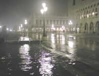 Depuis 2000, Venise a connu cinq acqua alta. La ville devrait être moins inondée à partir de 2014, car une projet de construction de digue est en cours. © Paolo da Reggio, DP