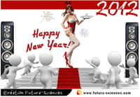 Bonne année à tous ! Et vous aussi vous pouvez le dire avec nos cartes de vœux 2012. © Futura-Sciences
