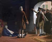 L'arrestation de Calas. © Peinture de Casimir Destrem, Musée du Vieux Toulouse, Wikimedia Commons, Domaine public