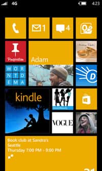 Les utilisateurs de Windows Phone 7.5 risquent d’être déçus, puisqu’ils ne pourront pas faire évoluer le système vers Windows Phone 8. Ils pourront toutefois se consoler avec une mise à jour (7.8) qui apportera, entre autres, le nouvel écran d’accueil de Windows Phone 8.&nbsp;© Microsoft