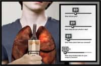 Cette nouvelle application permet de voir à quoi ressemblent vos poumons de fumeur. © AR Lung, All rights reserved
