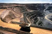 Une mine de charbon à ciel ouvert. © Stephen Codrington, wikipédia