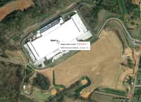 Vue aérienne du datacenter d’Apple à Maiden en Caroline du Nord. © Google Maps