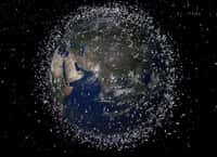 Si rien n’est fait pour éviter l'accroissement du nombre de débris spatiaux en orbite autour de la Terre, l’Homme risque de rendre certaines orbites inutilisables, à jamais. © Esa, 2009