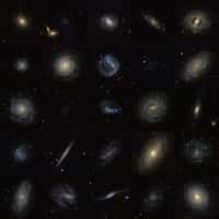 Un échantillon de la diversité des galaxies révélée par le SDSS. Crédit : Andrew West