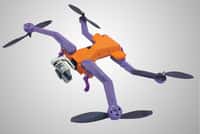 Parmi les très nombreuses nouveautés en matière de drones présentées au Consumer Electronics Show, l’AirDog fut l’une des plus remarquées. © AirDog