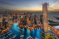 La ville de Dubaï entamera son test des plaques d’immatriculation numériques le mois prochain. © Ajandali, Fotolia