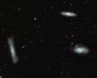 Le triplet de galaxies du Lion photographié par le VST. © Eso/INaf-VST/OmegaCAM
