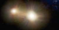 Des astronomes de la Nasa suggèrent que de nombreuses planètes semblables à notre Terre pourraient échapper à notre détection, car hébergées par un système d’étoiles doubles. La luminosité de la seconde étoile rendant plus difficile l’application de la méthode des transits. © International Gemini Observatory/NOIRLab/NSF/AURA/J. da Silva