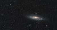 C’est dans la périphérie de la toute proche galaxie d’Andromède que des astronomes de l’université de l’Utah (États-Unis) viennent de mettre la main sur un trou noir intermédiaire. © Sebastian, Adobe Stock