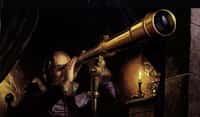 En 1610, Galilée invente la lunette astronomique qui portera son nom, instrument permettant d'observer les astres à fort grossissement. © Christian Jégou, observatoire de Paris, d'après Galilée, le messager des étoiles (éd. Découvertes Gallimard)