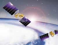 Satellites Galileo (vue d'artiste). Source : Galileo
