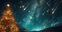 Les 13 et 14 décembre 2023, les Géminides devraient nous offrir une pluie d’étoiles filantes tout simplement magique. © Microscoft Bing, Créateur d’image DALL-E 3