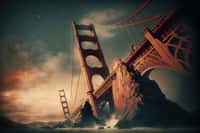 La tant redoutée faille de San Andreas, située en Californie, passe par la ville de San Fransisco (le célèbre pont du Golden Gate sur l'illustration) et sur laquelle est attendue un séisme de grande ampleur. Mais la question reste toujours « quand ? » © Andrea Izzotti, Adobe Stock